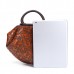 Women New Arrival Cowhide Handwork Knurling Staining Crossbody Shoulder Bag