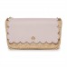 BLUSH NANETTE SCALLOP CONVERTIBLE SHOULDER BAG