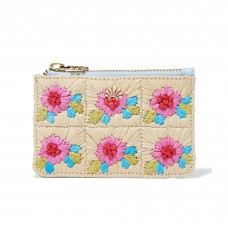 BOUGAINVILLEA BOUQUET TILED FLOWER KEY RING CARD CASE