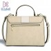 Kadell Scrub Leather Twill Design Handbag Clamshell Lady Messenger Bag Crossbody Bag