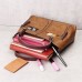 Women Retro Solid Tote Bag Dating Soft Leather Large Capacity Handbag Crossbody Bag